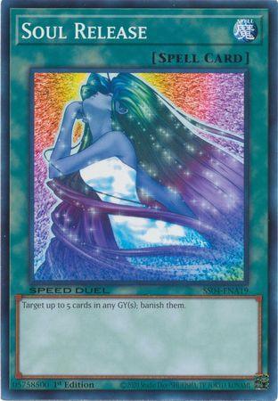 1st Edition, Common, Normal Spell, Speed Duel: Match of the Millennium, Spell Soul Release [SS04-ENA19] Common - Trading Card World