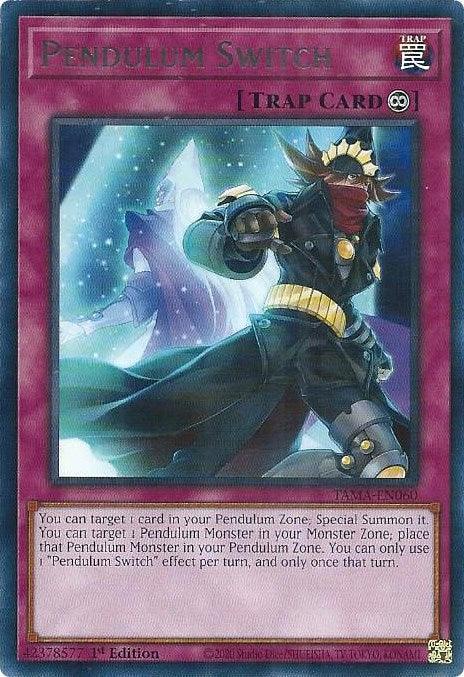 1st Edition, Continuous Trap, Rare, Tactical Masters, Trap Pendulum Switch [TAMA-EN060] Rare - Trading Card World