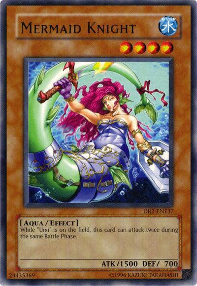 Aqua, Dark Revelation Volume 2, Effect Monster, Rare, Unlimited, Water Mermaid Knight [DR2-EN137] Rare - Trading Card World