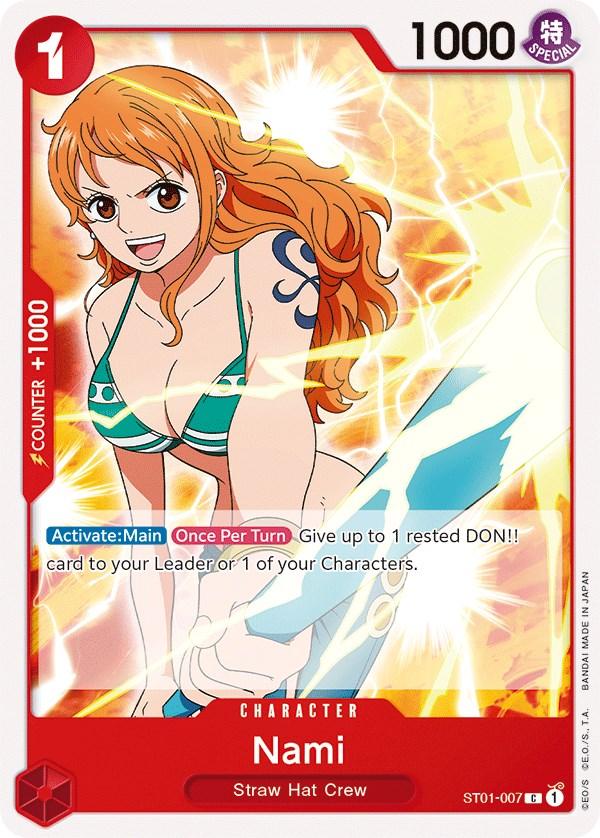 Character, Common, Starter Deck: Straw Hat Crew, Starter Decks, Straw Hat Crew Nami [Starter Deck: Straw Hat Crew] - Trading Card World