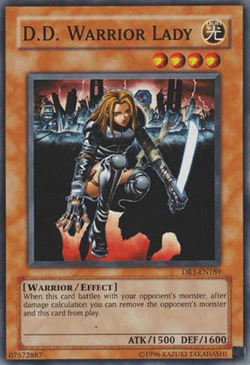 Dark Revelation Volume 1, Effect Monster, Light, Super Rare, Unlimited, Warrior D.D. Warrior Lady [DR1-EN189] Super Rare - Trading Card World