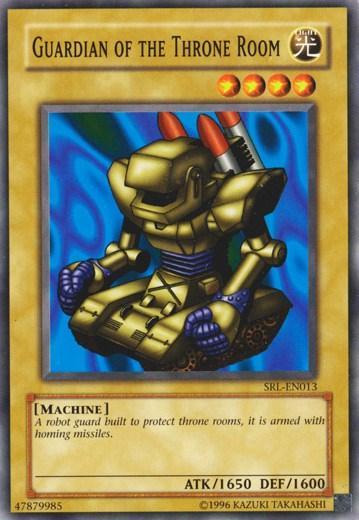 Common, Light, Machine, Normal Monster, Spell Ruler, Unlimited Guardian of the Throne Room [SRL-EN013] Common - Trading Card World