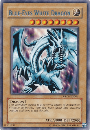 Dragon, Duelist League Promo, Light, Normal Monster, Rare, Unlimited Blue-Eyes White Dragon (Silver) [DL09-EN001] Rare - Trading Card World