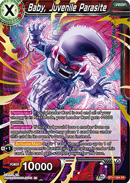 BT17-004, Parallel Foil, Red, Super Rare, Ultimate Squad, Unison Baby, Juvenile Parasite (BT17-004) [Ultimate Squad] - Trading Card World