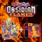 2023 Pokemon Scarlet & Violet Obsidian Flames Booster Box & Elite Trainer Box Combo