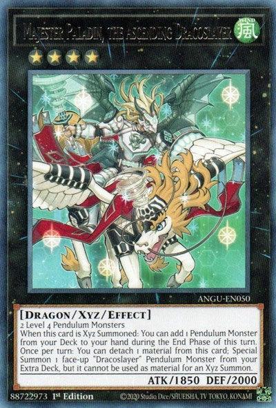 1st Edition, Ancient Guardians, Dragon, Rare, Wind, Xyz/Effect Monster Majester Paladin, the Ascending Dracoslayer (Rare) [ANGU-EN050] Rare - Trading Card World