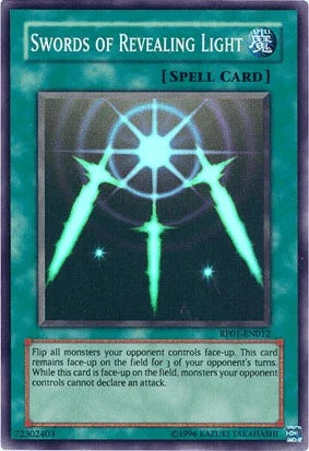 Normal Spell, Retro Pack 1, Spell, Super Rare, Unlimited Swords of Revealing Light [RP01-EN012] Super Rare - Trading Card World