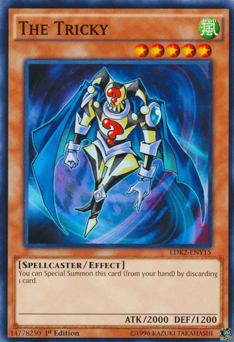 1st Edition, Common, Effect Monster, Legendary Decks II, Spellcaster, Unlimited, Wind The Tricky [LDK2-ENY15] Common - Trading Card World