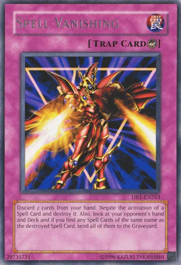 Counter Trap, Dark Revelation Volume 1, Rare, Trap, Unlimited Spell Vanishing [DR1-EN263] Rare - Trading Card World