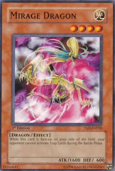 1st Edition, Common, Dragon, Effect Monster, Light, Starter Deck 2006, Unlimited Mirage Dragon [YSD-EN018] Common - Trading Card World