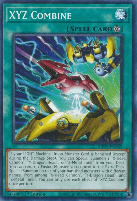 1st Edition, Common, Continuous Spell, Dueling Heroes Collectors Tin - Mega Pack (25th Anniversary Edition), Spell XYZ Combine [MP23-EN033] Common - Trading Card World