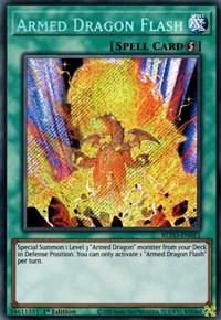 1st Edition, Blazing Vortex, Quick-Play Spell, Secret Rare, Spell Armed Dragon Flash [BLVO-EN051] Secret Rare - Trading Card World