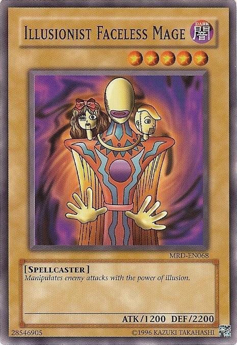 Common, Dark, Metal Raiders, Normal Monster, Spellcaster, Unlimited Illusionist Faceless Mage [MRD-EN068] Common - Trading Card World