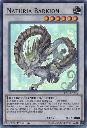 1st Edition, Dragon, Earth, Legendary Collection 5D's, Synchro/Effect Monster, Ultra Rare Naturia Barkion [LC5D-EN245] Ultra Rare - Trading Card World