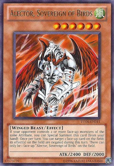 Effect Monster, Rare, Turbo Pack: Booster Six, Unlimited, Wind, Winged Beast Alector, Sovereign of Birds [TU06-EN011] Rare - Trading Card World