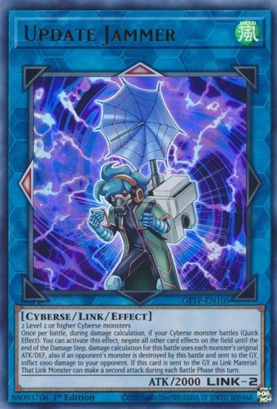 1st Edition, Cyberse, Ghosts from the Past, Link/Effect Monster, Ultra Rare, Wind Update Jammer [GFTP-EN105] Ultra Rare - Trading Card World