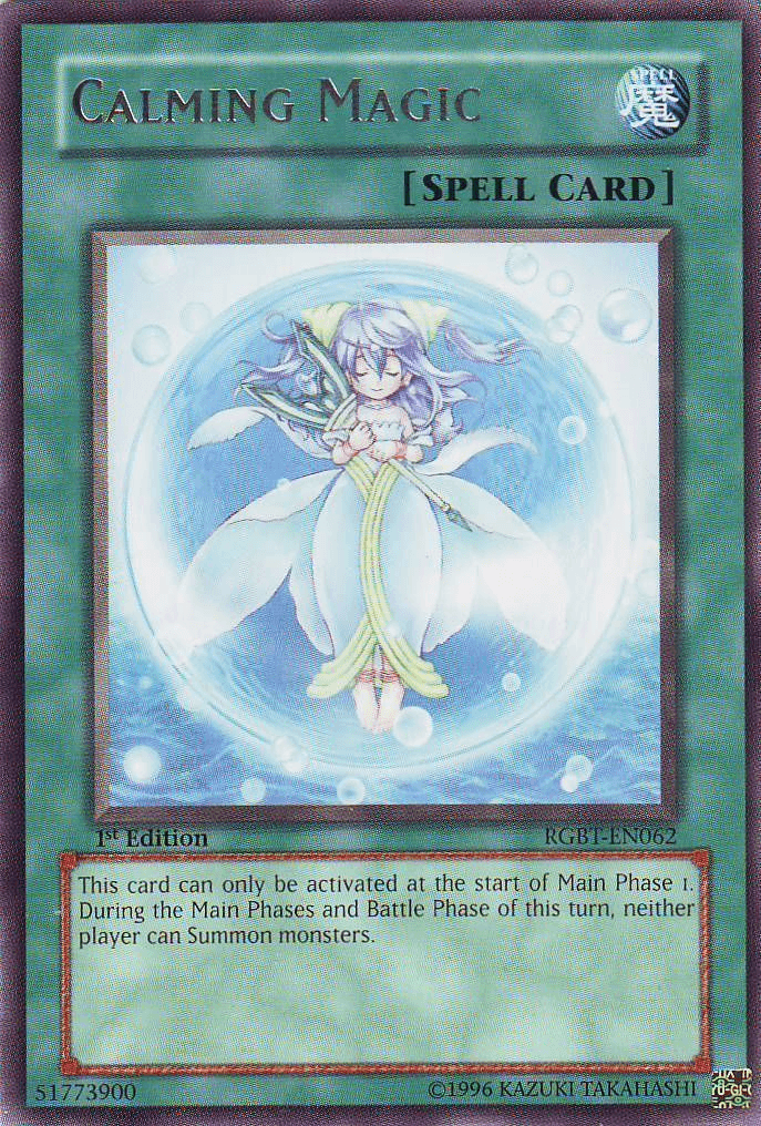 1st Edition, Normal Spell, Raging Battle, Rare, Spell, Unlimited Calming Magic [RGBT-EN062] Rare - Trading Card World