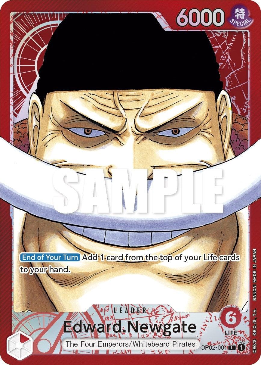 Leader, Paramount War, The Four Emperors, Whitebeard Pirates Edward.Newgate (Alternate Art) [Paramount War] - Trading Card World