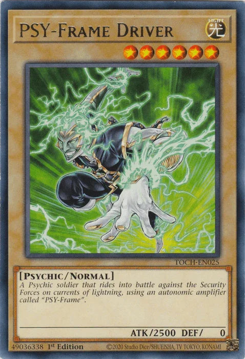 1st Edition, Light, Normal Monster, Psychic, Rare, Toon Chaos, Unlimited PSY-Frame Driver [TOCH-EN025] Rare - Trading Card World