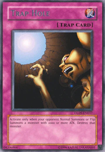 Duelist League Promo, Normal Trap, Rare, Trap, Unlimited Trap Hole (Silver) [DL09-EN017] Rare - Trading Card World