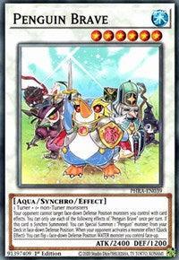 1st Edition, Aqua, Common, Phantom Rage, Synchro/Effect Monster, Water Penguin Brave [PHRA-EN039] Common - Trading Card World