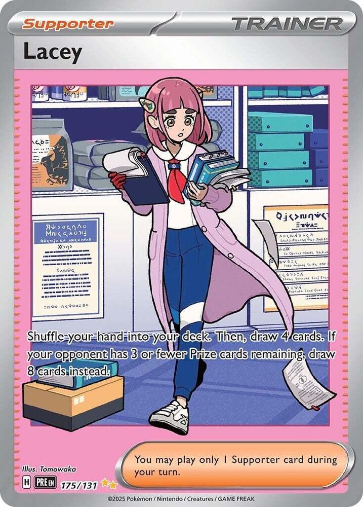 175, Holofoil, Scarlet & Violet: Prismatic Evolutions, Special Illustration Rare, Supporter Lacey (175/131) [Scarlet & Violet: Prismatic Evolutions] - Trading Card World