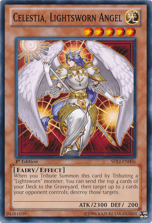 1st Edition, Common, Effect Monster, Fairy, Light, Structure Deck: Realm of Light Celestia, Lightsworn Angel [SDLI-EN006] Common - Trading Card World