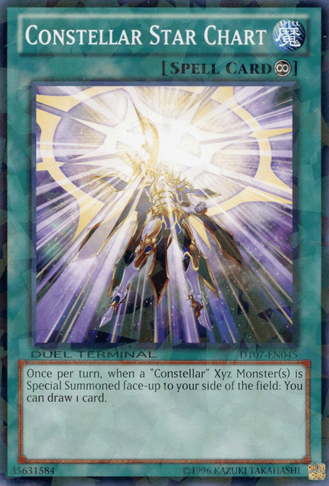 Common, Continuous Spell, Duel Terminal 7, Limited, Spell Constellar Star Chart [DT07-EN045] Common - Trading Card World