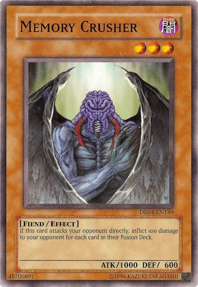Common, Dark, Dark Revelation Volume 4, Effect Monster, Fiend, Unlimited Memory Crusher [DR04-EN149] Common - Trading Card World