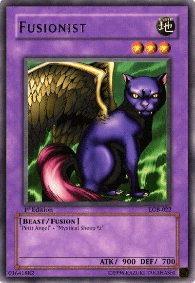 1st Edition, Beast, Earth, Fusion Monster, Rare, The Legend of Blue Eyes White Dragon, Unlimited Fusionist [LOB-022] Rare - Trading Card World