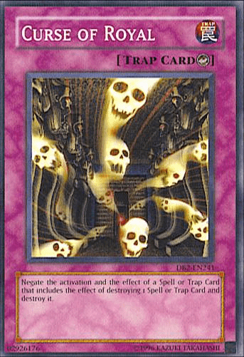 Common, Counter Trap, Dark Beginning 2, Trap, Unlimited Curse of Royal [DB2-EN241] Common - Trading Card World