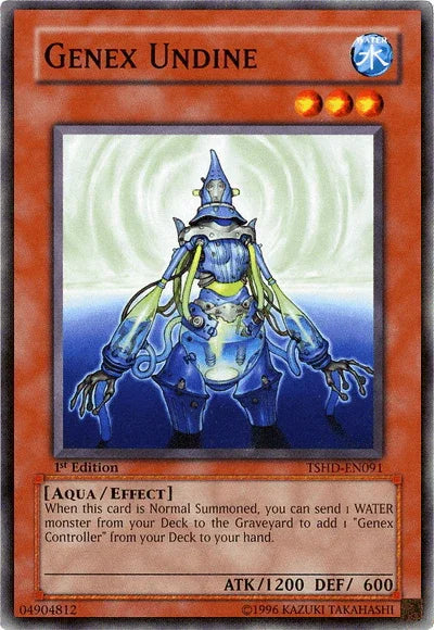 1st Edition, Aqua, Common, Effect Monster, The Shining Darkness, Unlimited, Water Genex Undine [TSHD-EN091] Common - Trading Card World