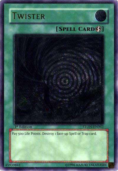 1st Edition, Quick Play Spell, Spell, Strike of Neos, Ultimate Rare, Unlimited Twister [STON-EN042] Ultimate Rare - Trading Card World