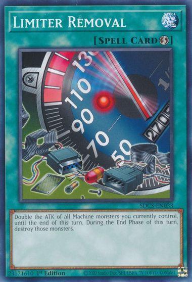 1st Edition, Common, Cyber Strike, Quick-Play Spell, Spell, Unlimited Limiter Removal [SDCS-EN033] Common - Trading Card World