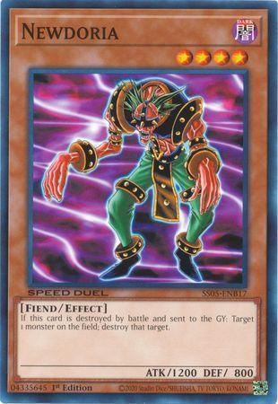 1st Edition, Common, Dark, Effect Monster, Fiend, Speed Duel: Twisted Nightmares Newdoria [SS05-ENB17] Common - Trading Card World