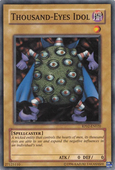 Common, Dark, Normal Monster, Retro Pack 2, Spellcaster, Unlimited Thousand-Eyes Idol [RP02-EN020] Common - Trading Card World