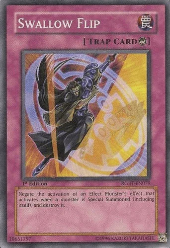 1st Edition, Counter Trap, Raging Battle, Super Rare, Trap, Unlimited Swallow Flip [RGBT-EN079] Super Rare - Trading Card World