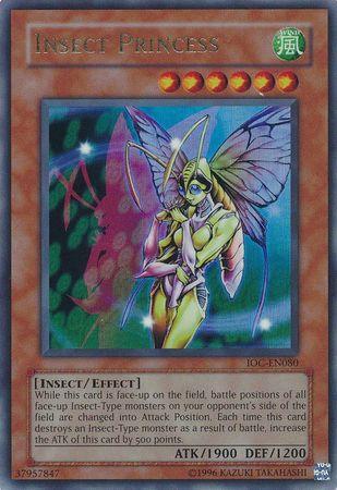Effect Monster, Insect, Invasion of Chaos, Ultra Rare, Unlimited, Wind Insect Princess [IOC-EN080] Ultra Rare - Trading Card World