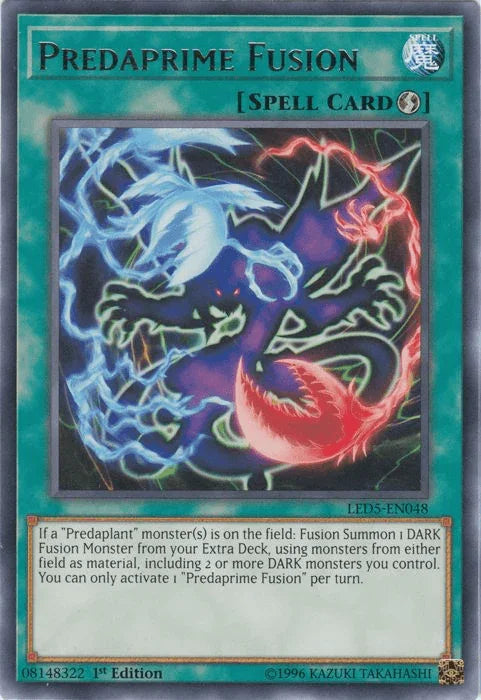 1st Edition, Legendary Duelists: Immortal Destiny, Quick Play Spell, Rare, Spell Predaprime Fusion [LED5-EN048] Rare - Trading Card World