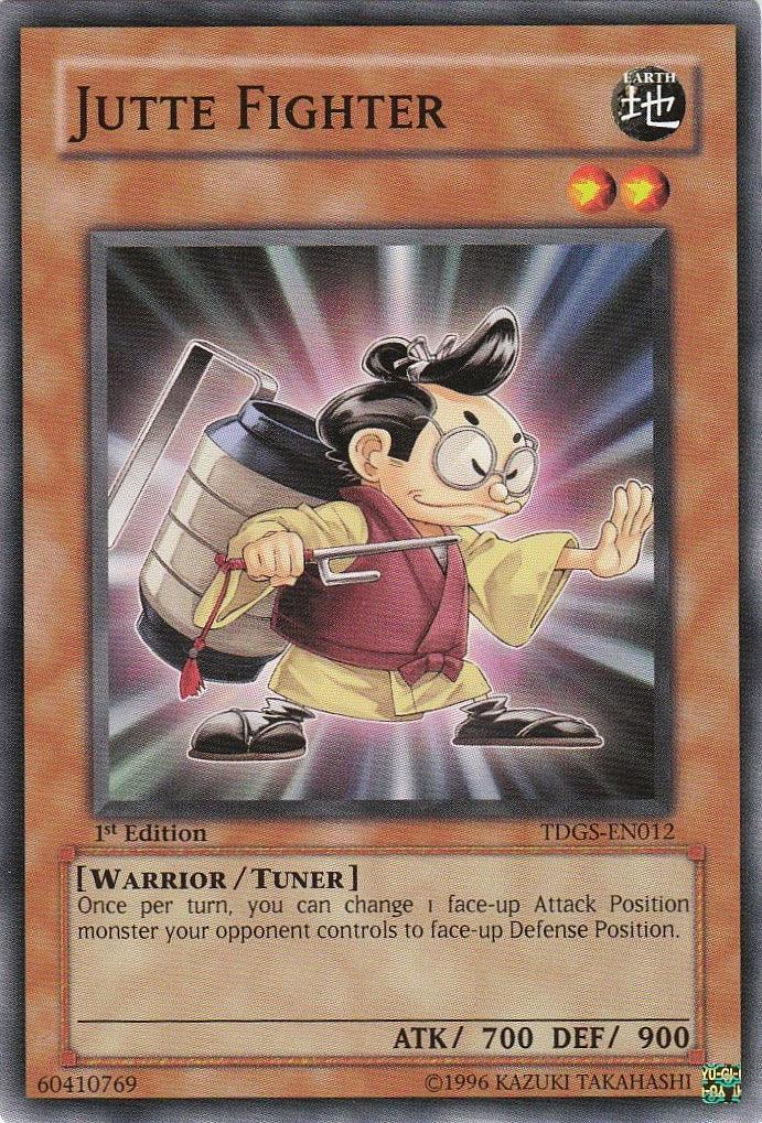 1st Edition, Common, Earth, The Duelist Genesis, Tuner Monster, Unlimited, Warrior Jutte Fighter [TDGS-EN012] Common - Trading Card World