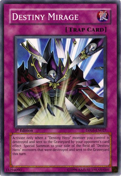1st Edition, Common, Duelist Pack 5: Aster Phoenix, Normal Trap, Trap, Unlimited Destiny Mirage [DP05-EN027] Common - Trading Card World