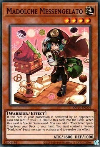 Earth, Effect Monster, OTS Tournament Pack 14, Super Rare, Unlimited, Warrior Madolche Messengelato [OP14-EN004] Super Rare - Trading Card World