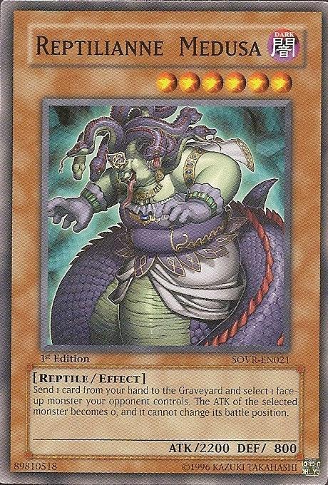 1st Edition, Common, Dark, Effect Monster, Reptile, Stardust Overdrive, Unlimited Reptilianne Medusa [SOVR-EN021] Common - Trading Card World