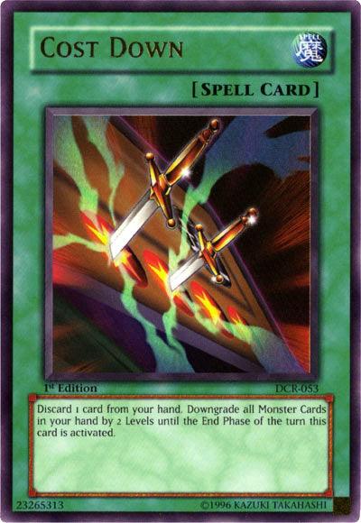 1st Edition, Dark Crisis, Normal Spell, Spell, Ultra Rare, Unlimited Cost Down [DCR-053] Ultra Rare - Trading Card World