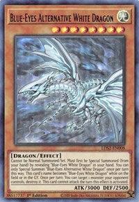 1st Edition, Dragon, Effect Monster, Legendary Duelists: Season 2, Light, Ultra Rare Blue-Eyes Alternative White Dragon (Purple) [LDS2-EN008] Ultra Rare - Trading Card World
