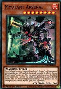 1st Edition, Effect Monster, Fire, Machine, Phantom Rage, Super Rare Myutant Arsenal [PHRA-EN089] Super Rare - Trading Card World