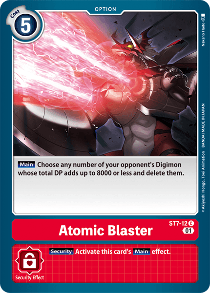 Common, Option, Red, ST7-12, Starter Deck: Gallantmon Atomic Blaster [ST7-12] [Starter Deck: Gallantmon] - Trading Card World