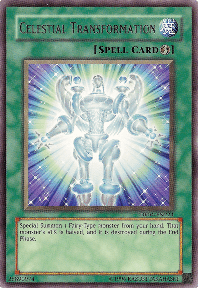 Dark Revelation Volume 4, Quick Play Spell, Rare, Spell, Unlimited Celestial Transformation [DR04-EN224] Rare - Trading Card World