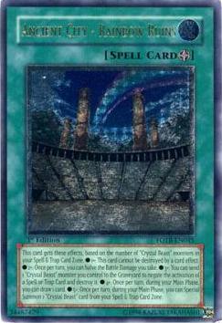 1st Edition, Field Spell, Force of the Breaker, Spell, Ultimate Rare, Unlimited Ancient City - Rainbow Ruins [FOTB-EN045] Ultimate Rare - Trading Card World