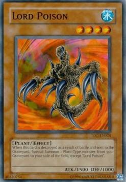 Common, Effect Monster, Invasion of Chaos, Plant, Unlimited, Water Lord Poison [IOC-EN028] Common - Trading Card World